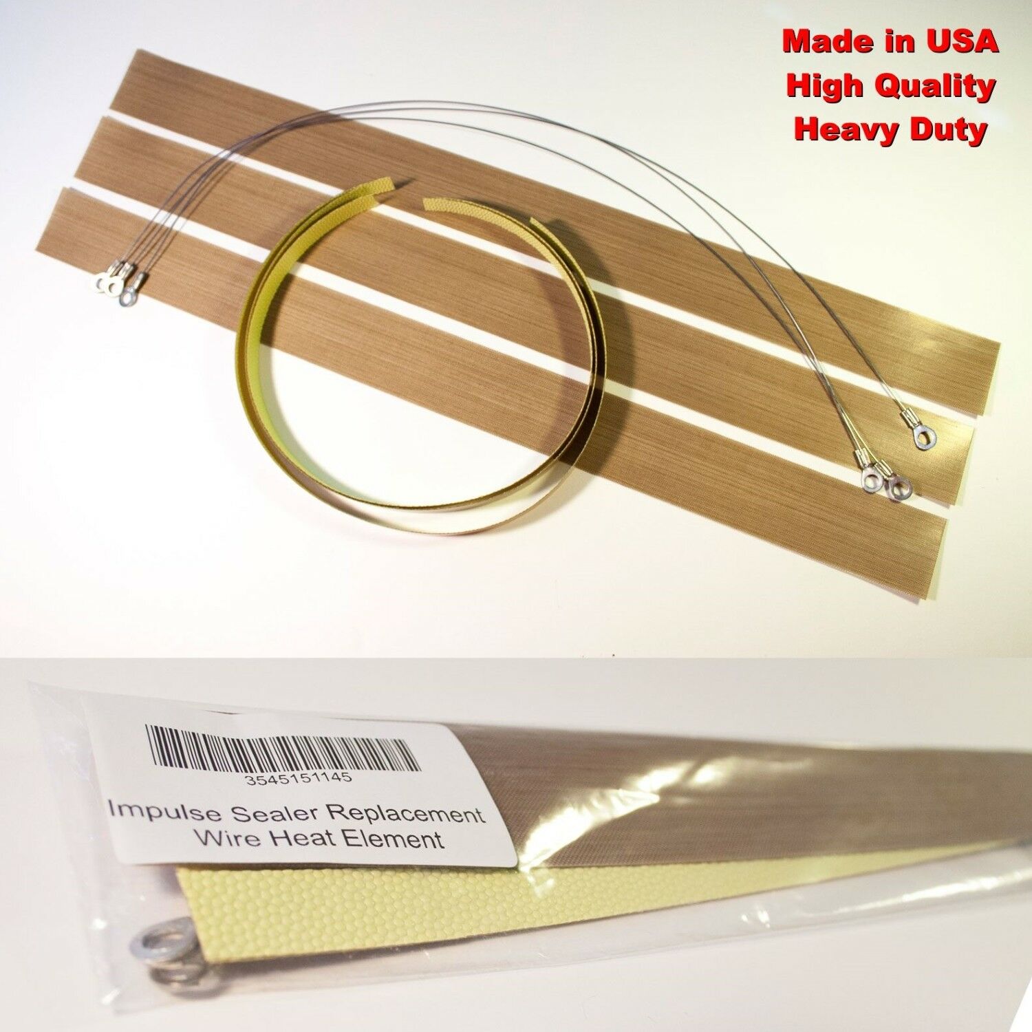 Impulse Sealer Replacement Heat Element Wire Kit 4 8 12 13 14 15 16 18 20 24 30