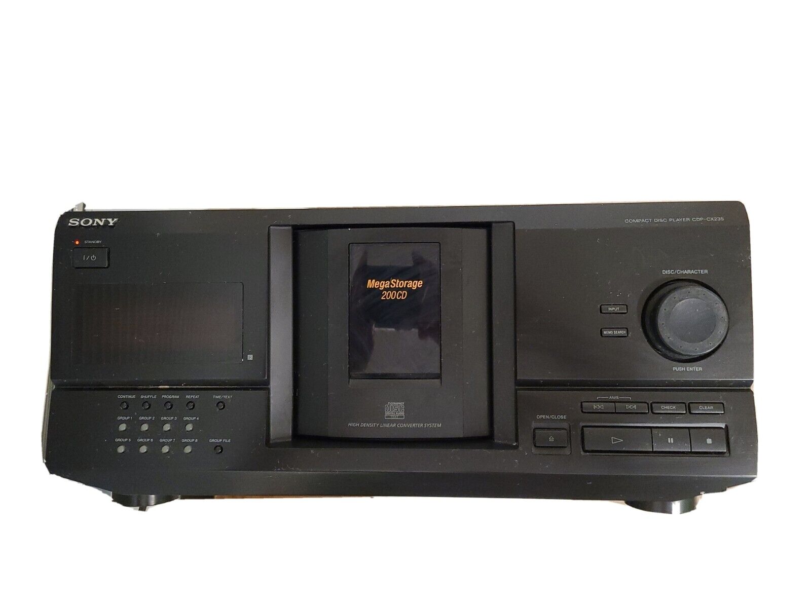 Sony 200 Disc CD Player Changer CDP-CX235 Carousel Tray  (No Remote)