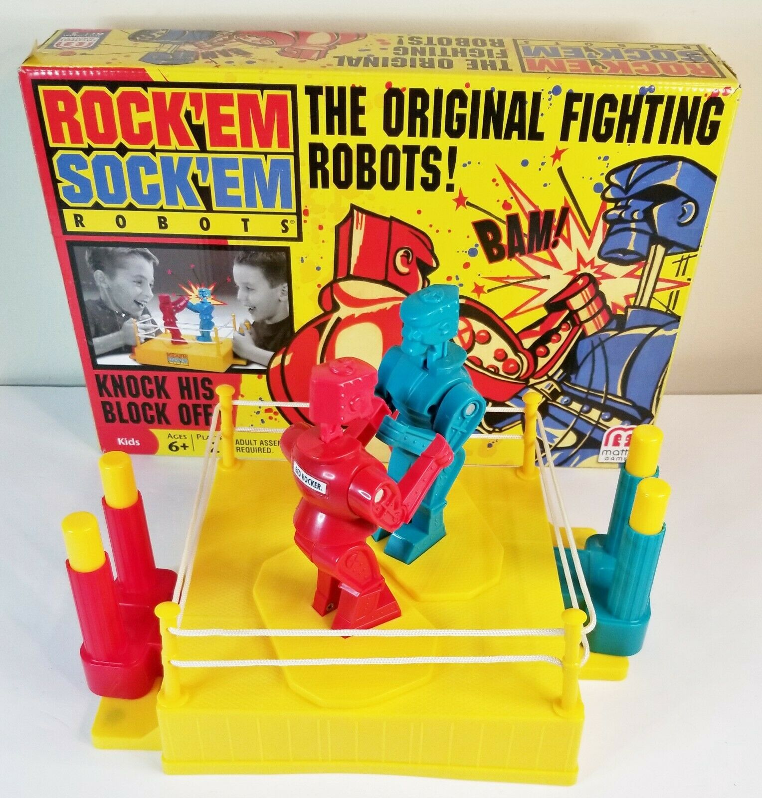 Rock Em Sock Em Robots Fighting Robot Game Preowned 2012 Missing Instructions