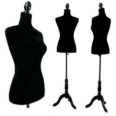 Female Mannequin Clothes Torso Clothing Dress Form Display With Tripod Stand