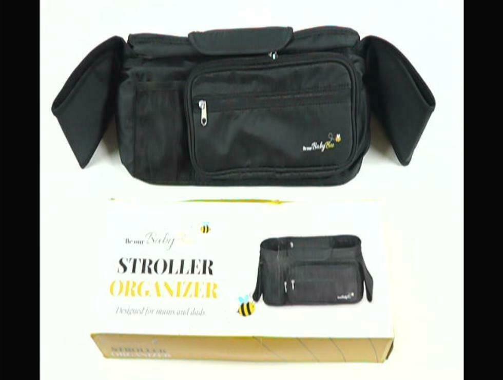 Baby Stroller Organizer Bag with Double Isolated Bottle Holder - for Storage Bab