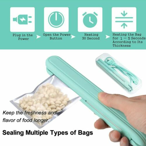 Portable Household Electric Mini Sealer Heat Sealing Machine Plastic Poly Bags