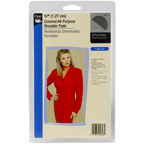 Dritz-covered All-purpose Shoulder Pads: 1/2 Inch. These Shoulder Pads Feature M