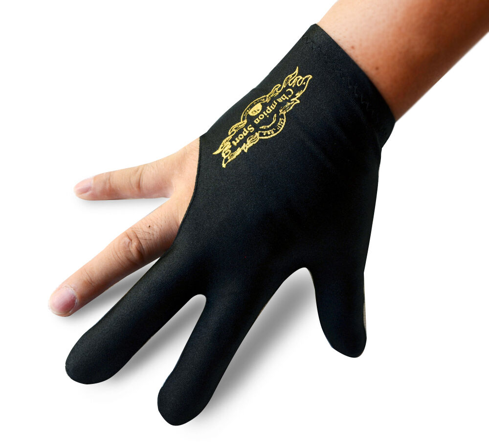 Champion Sport Black Right Hand Billiards Gloves For Pool Cues
